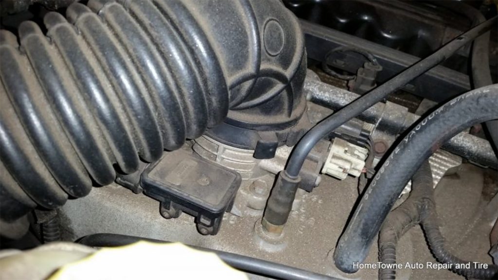 Jeep throttle body hold throttle position senssor and MAP sensor.