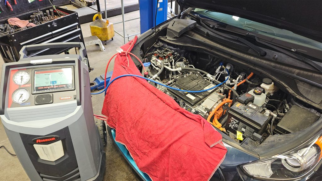 AC repair.