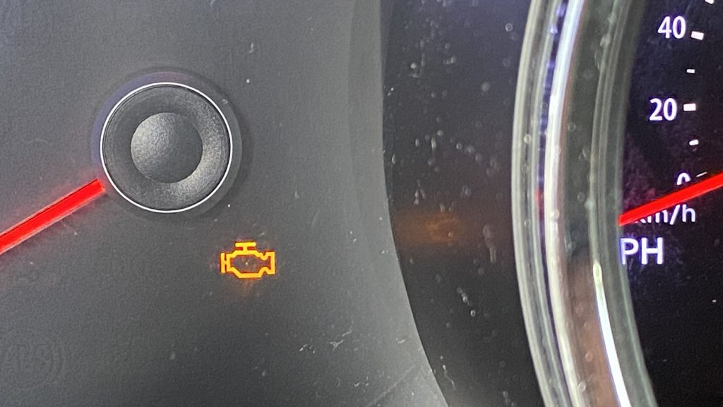 Check engine light on Kia Optima.