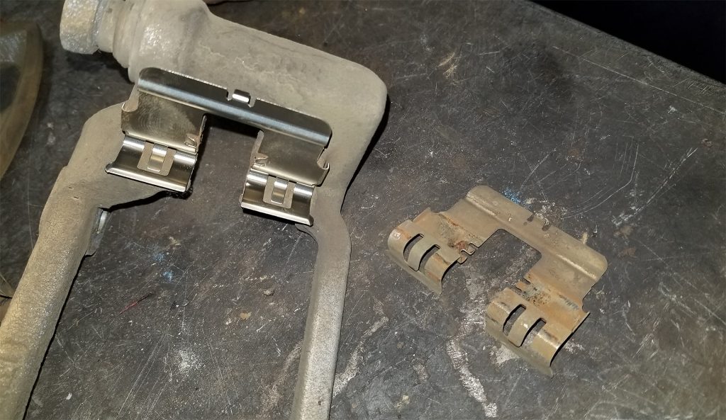 Brake hardware.