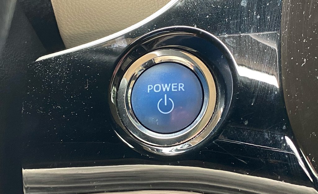 Toyota Prius push to start.