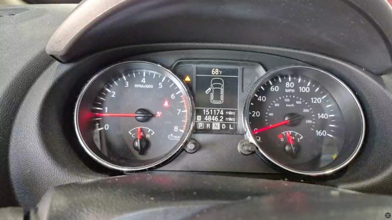 Air bag light flashing on Nissan Rogue.