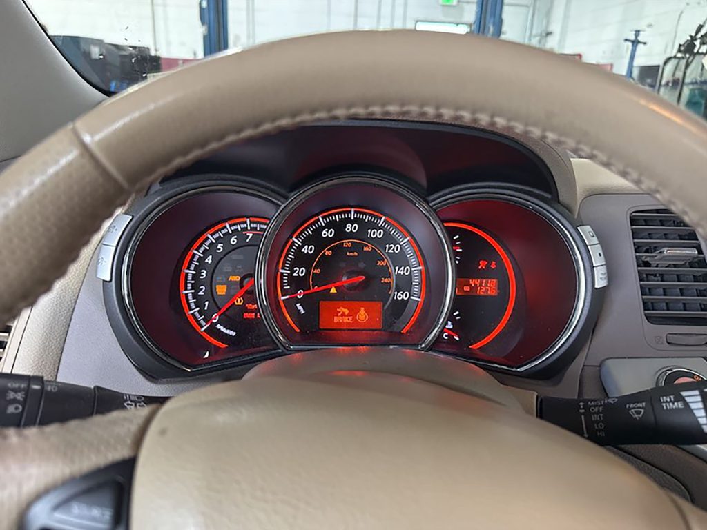 Nissan Murano airbag light flashing.