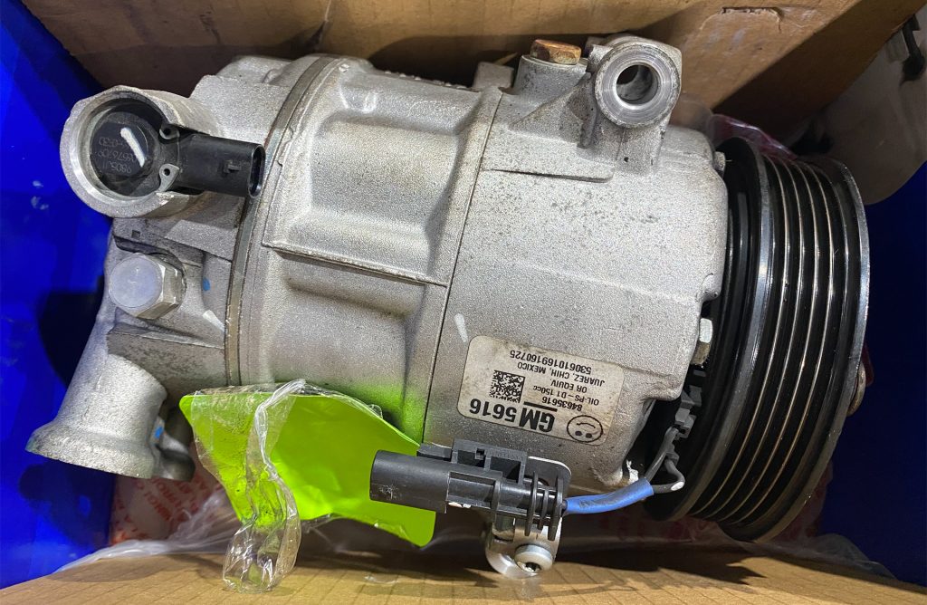 AC compressor replacement on GMC Terrain.
