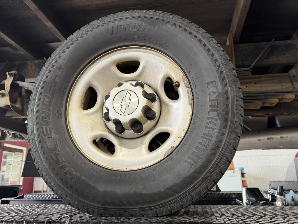 Virginia State Inspection on Chevrolet Express.