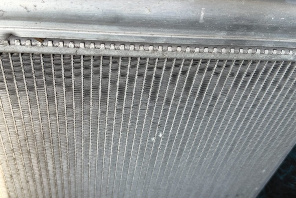A/C Condenser and Receiver Drier Assembly.